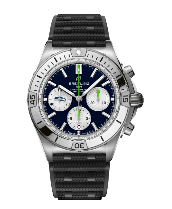 Review Breitling CHRONOMAT B01 42 NFL SEATTLE SEAHAWKS EDITION Replica watch AB01342B1C4S1